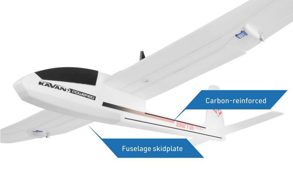 Beta 1400mm RTF Rouge Kavan Débutant / Trainer